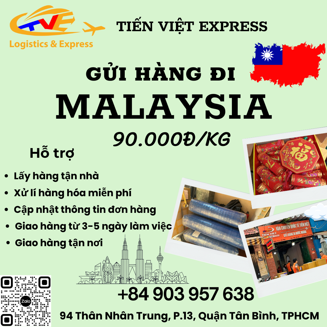 Gửi hàng đi Malaysia - Tiến Việt Express